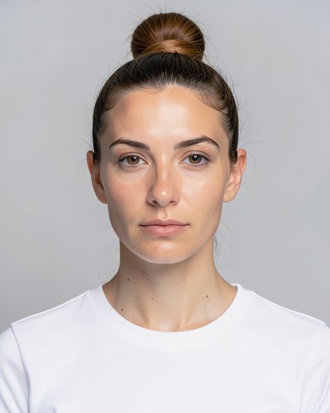 High bun haircut